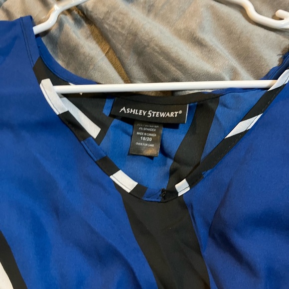 Blue HiLow Blouse - Picture 3 of 3